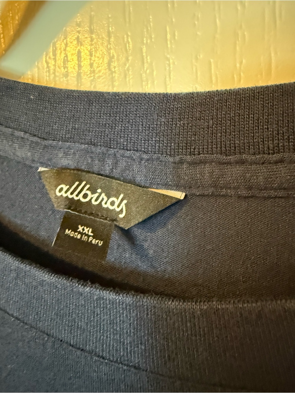 allbirds Navy Short-Sleeve Crewneck Tee - Picture 2 of 3